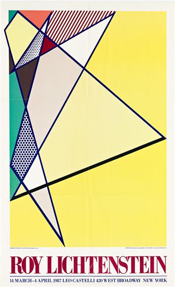 ROY LICHTENSTEIN (AFTER) Group of 4 Leo Castelli Gallery posters.